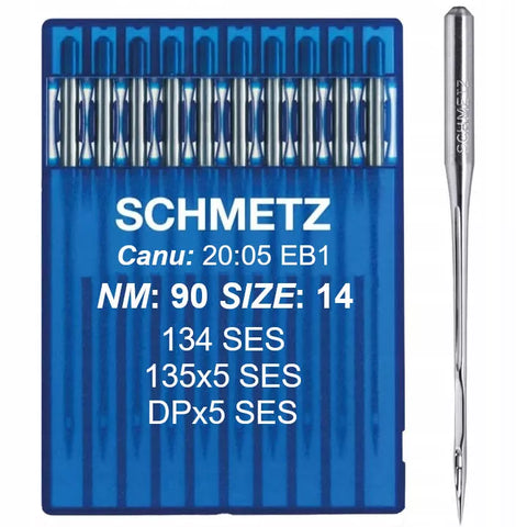 Igły Schmetz 10 szt 135X5 NM-90 SES