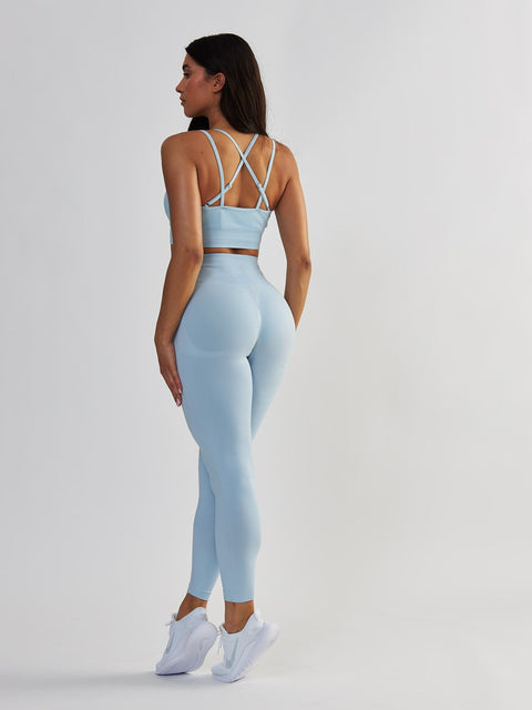 Legginsy Modelujące - Shape Up Baby Blue