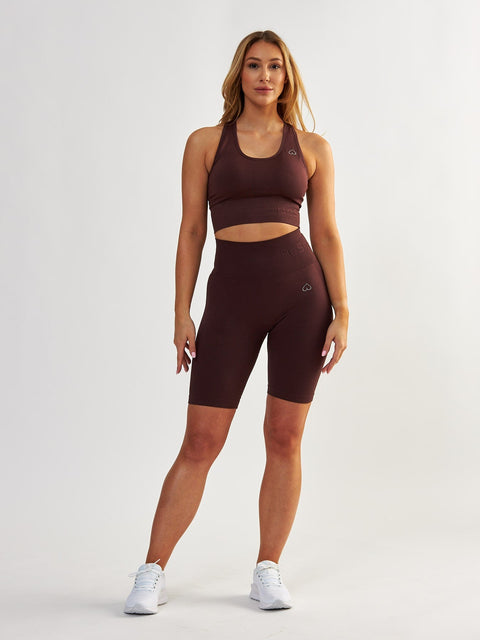 Regulowany Stanik Sportowy - Body Boost Mleczna Czekolada