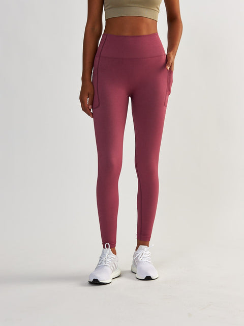 Kompresyjne Legginsy z Kieszeniami - Lift Me Up Rose