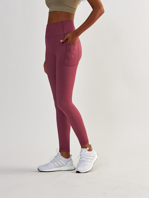 Kompresyjne Legginsy z Kieszeniami - Lift Me Up Rose
