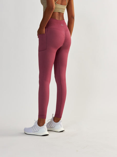 Kompresyjne Legginsy z Kieszeniami - Lift Me Up Rose