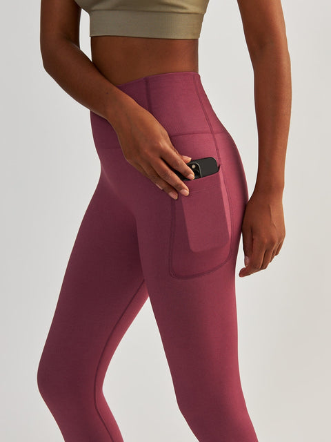 Kompresyjne Legginsy z Kieszeniami - Lift Me Up Rose