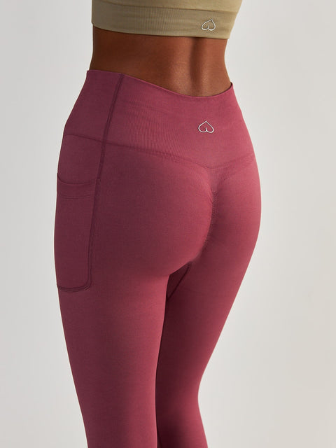 Kompresyjne Legginsy z Kieszeniami - Lift Me Up Rose