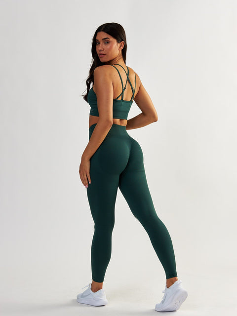 Szmaragdowe Legginsy Modelujące - Shape Up