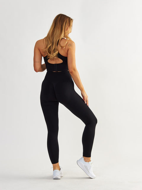 Czarne Legginsy Modelujące - Body Boost