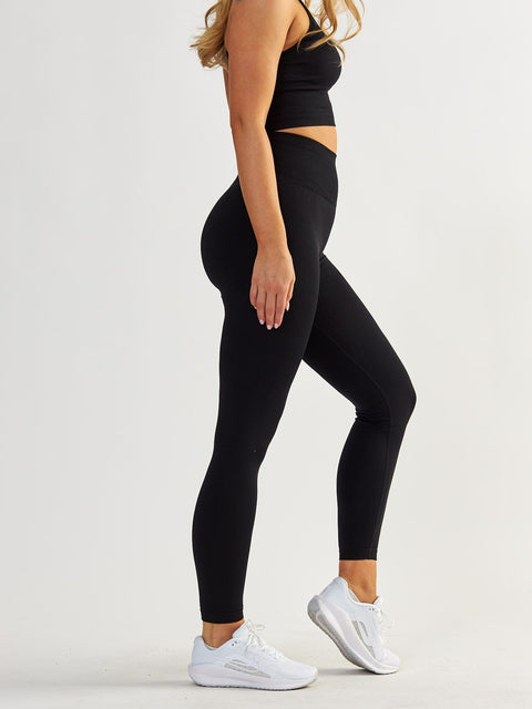 Czarne Legginsy Modelujące - Body Boost