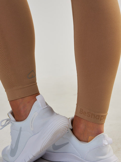 Legginsy Modelujące - Power Up! Caffè latte