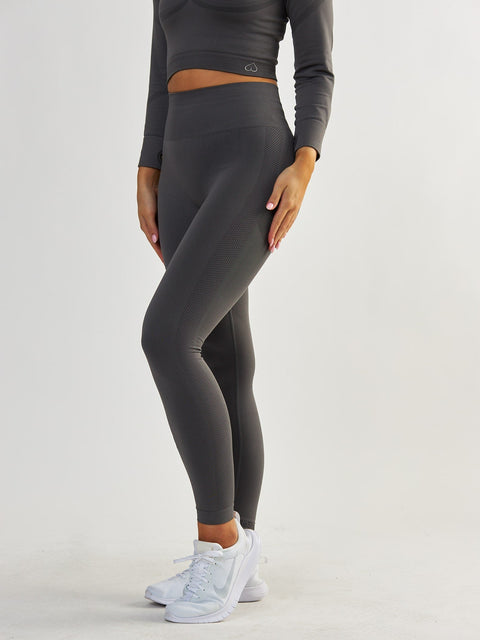 Szare Legginsy Modelujące - Power Up!