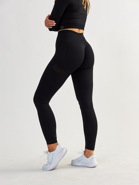 Czarne Legginsy Modelujące - Power Up!