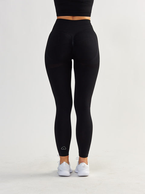 Czarne Legginsy Modelujące - Power Up!