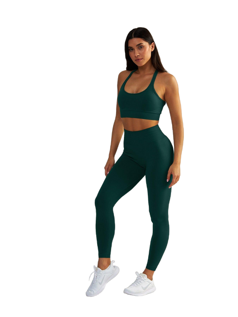 Zielony Stanik Sportowy - Gym Queen