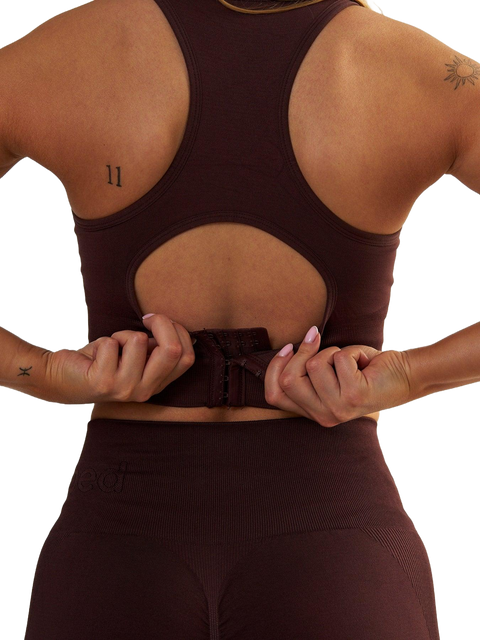 Regulowany Stanik Sportowy - Body Boost Mleczna Czekolada