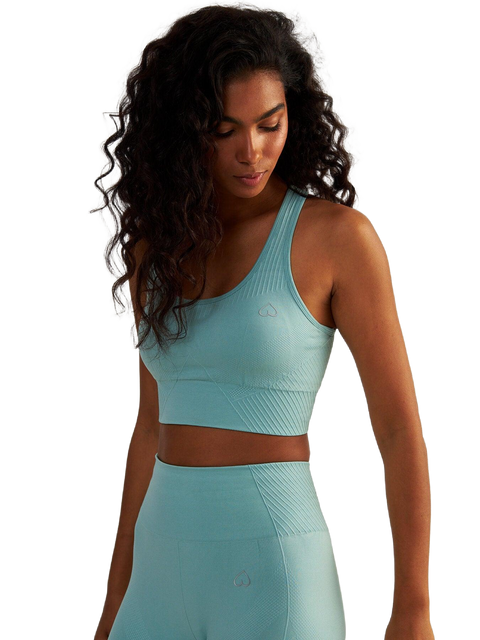 Stanik Sportowy z Wysokim Wsparciem - Femme Force Marine