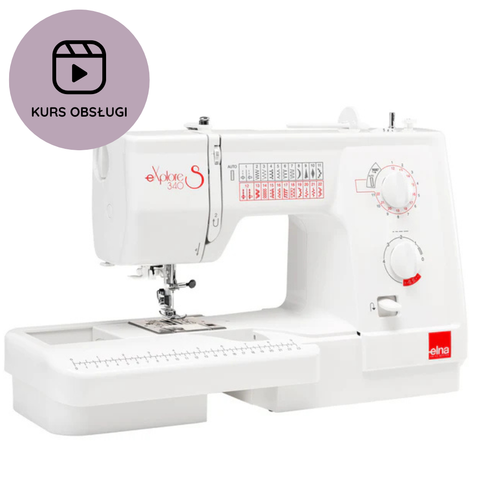 Maszyna do szycia Elna 340S Explore + KURS obsługi