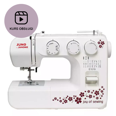 Maszyna do szycia Janome Juno E1019 + Kurs obsługi