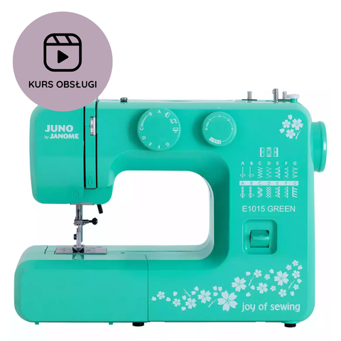 Maszyna do szycia Janome Juno E1015 GREEN + KURS obsługi