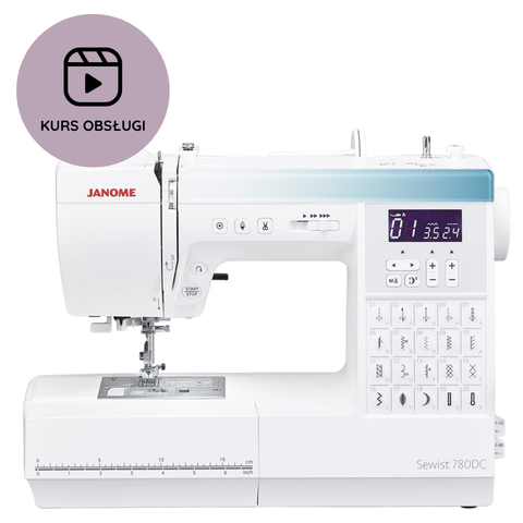 Maszyna do szycia Janome 780DC + KURS obsługi