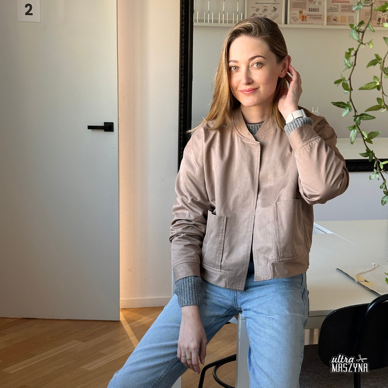 Szycie bluzy bomberki