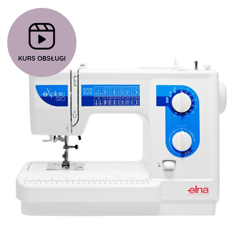 Maszyna do szycia Elna 320 Explore + KURS obsługi