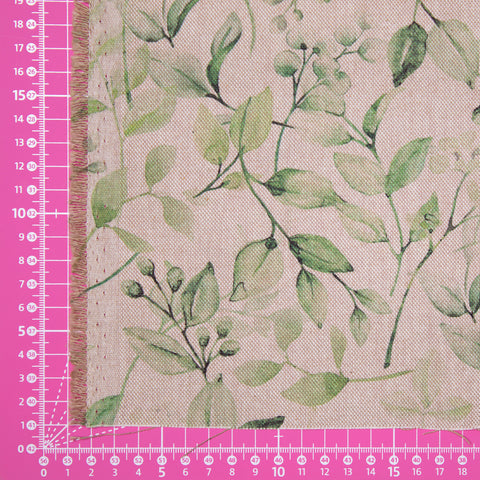 Tkanina dekoracyjna liście eukaliptusa