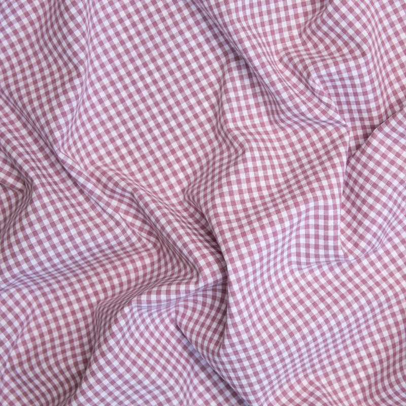 Popelina drobna kratka wrzosowy