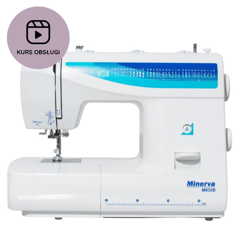 Maszyna do szycia Minerva M832b + KURS obsługi