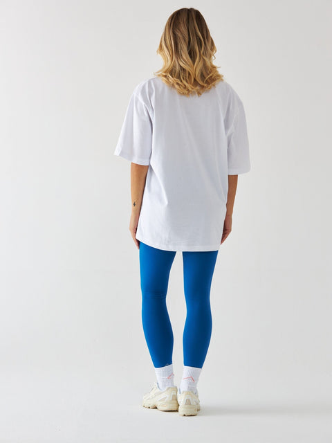 T-shirt in my pilates era - Niebieski