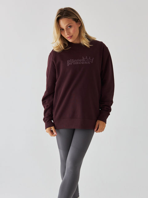 Brązowa Bluza Oversize - Pilates Princess