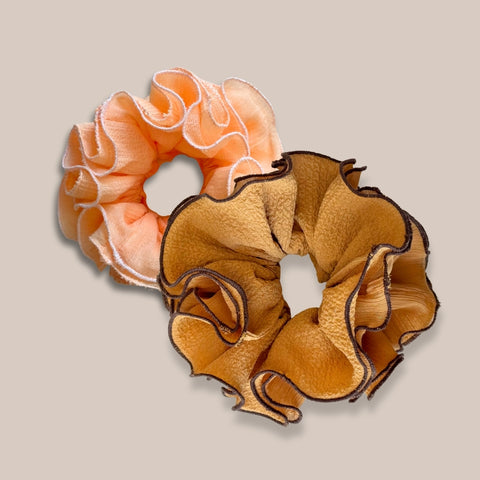 Kurs online szycia ozdób do włosów - gumka scrunchie i spinka