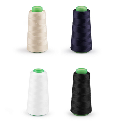 Nici elastyczne do owerloków i coverów czarne