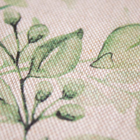 Tkanina dekoracyjna liście eukaliptusa