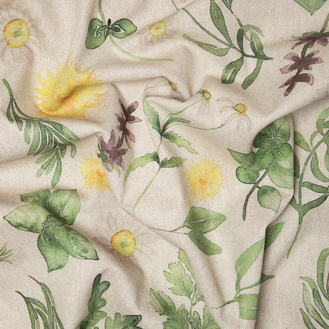 Tkanina dekoracyjna zielnik