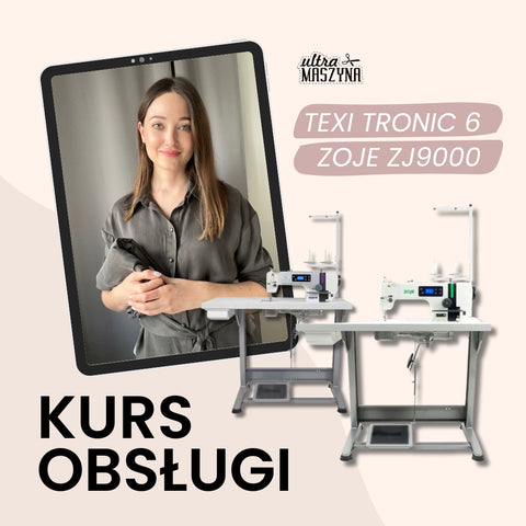 Instrukcja obsługi maszyn przemysłowych Texi Tronic 6 i Zoje ZJ9000