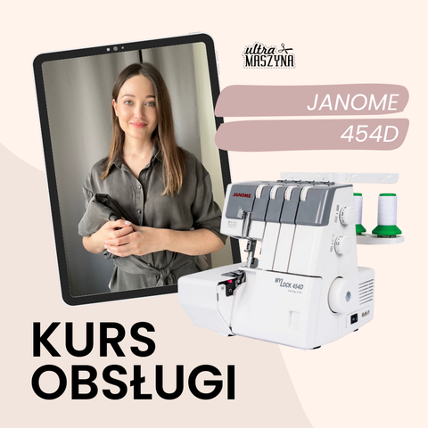 Instrukcja obsługi owerloka Janome 454d