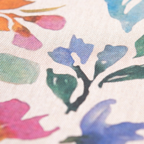 Tkanina dekoracyjna różowe kwiaty