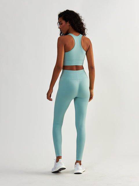 Stanik Sportowy z Wysokim Wsparciem - Femme Force Marine