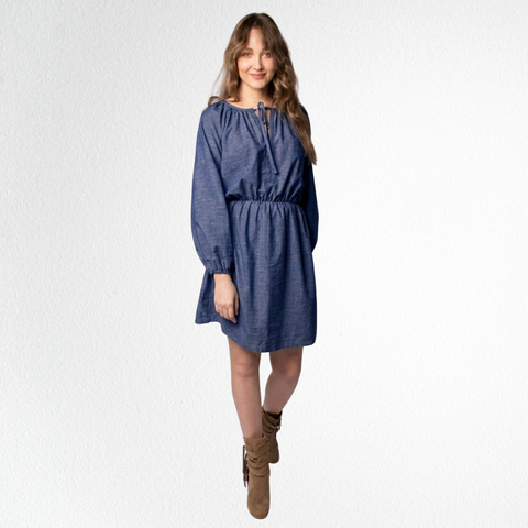 Bawełna jeansowa ciemny niebieski