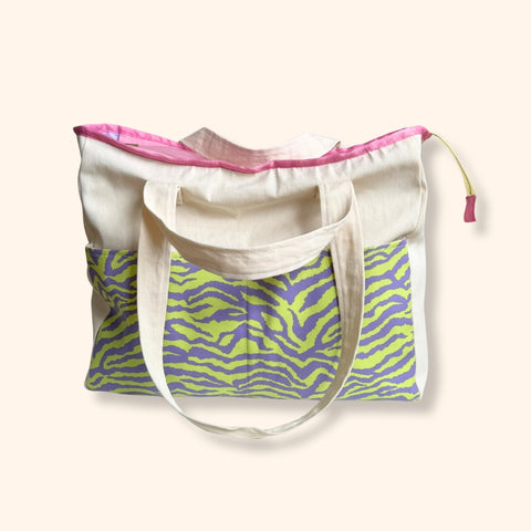 Kurs online szycia pojemnej torby zamykanej na zamek