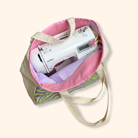 Kurs online szycia pojemnej torby zamykanej na zamek