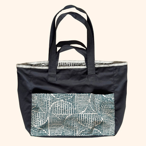 Kurs online szycia pojemnej torby zamykanej na zamek