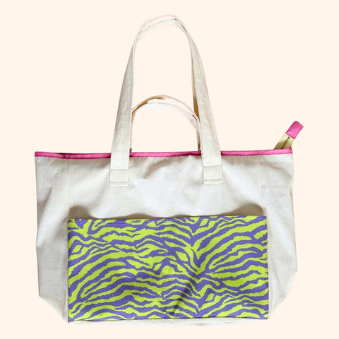 Kurs online szycia pojemnej torby zamykanej na zamek