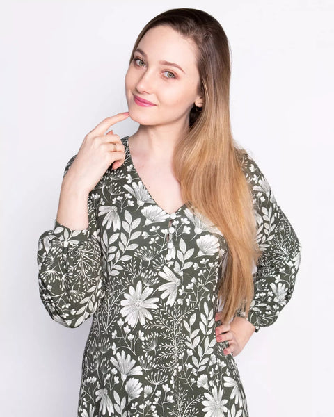 Wykrój sukienka VERTICALE XS-XXXL do druku