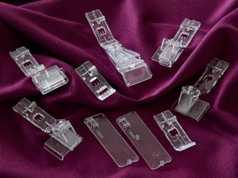 Zestaw 7 stopek do renderki i coverlocka Bernina Bernette z serii FunLock i AirLock