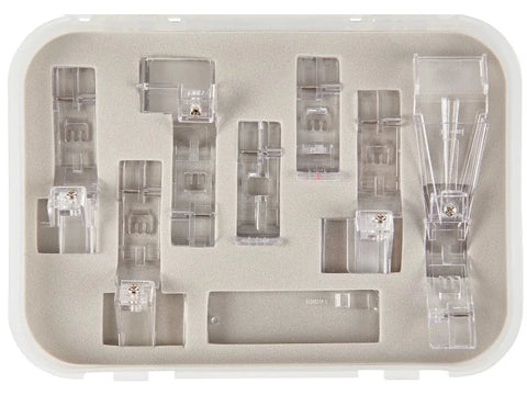 Zestaw 7 stopek do renderki i coverlocka Bernina Bernette z serii FunLock i AirLock