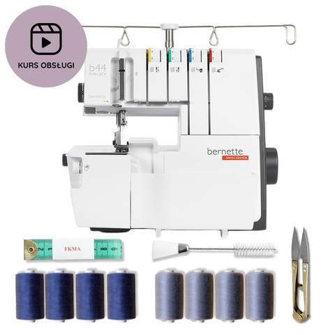 Overlock Bernette B44 Funlock + KURS obsługi + GRATISY